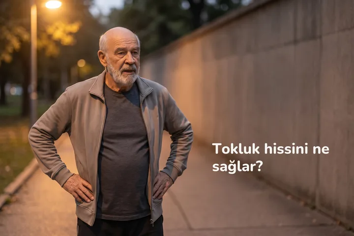 Tokluk hissini ne sağlar? — bir adam alacakaranlıkta parkın kıyısında durup soluklanıyor
